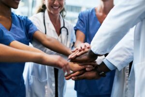 healthcare providers coming together